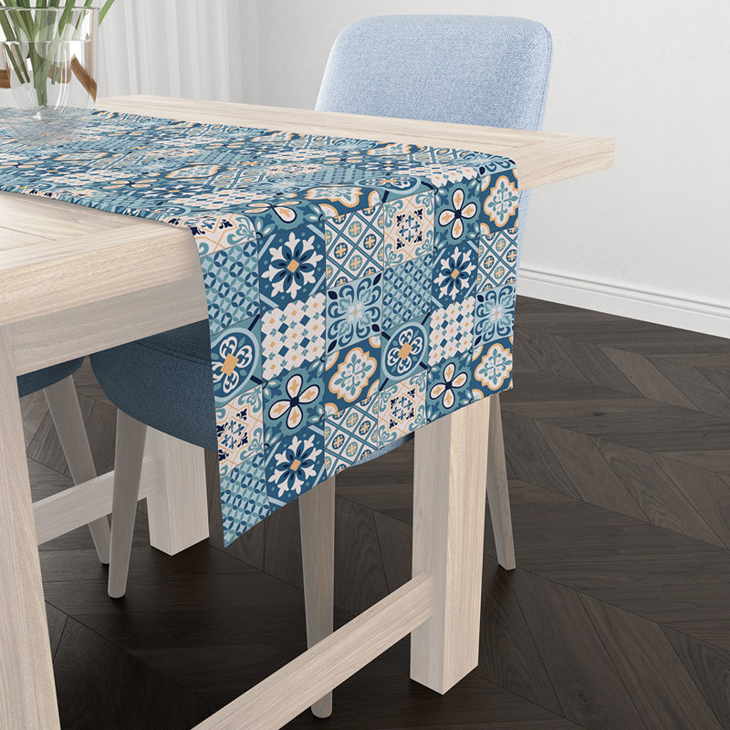 Argyle Patchwork Table Runner