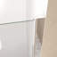 Porte de douche, verre trempé de 1/4 po (6 mm), cadre en aluminium chromé, film antidéflagrant