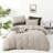 Solid Color Comforter Light Color 3 PCs Bedding Set Pure Color Bed Comforter Set-115665722-115665717