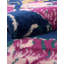 Tapis floral bleu marine / rose / jaune Bloom-1755574940