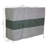 Jeannie Gray and Green Stripe Firewood Log Rack Cover with PVC Backing - 8'-754346330