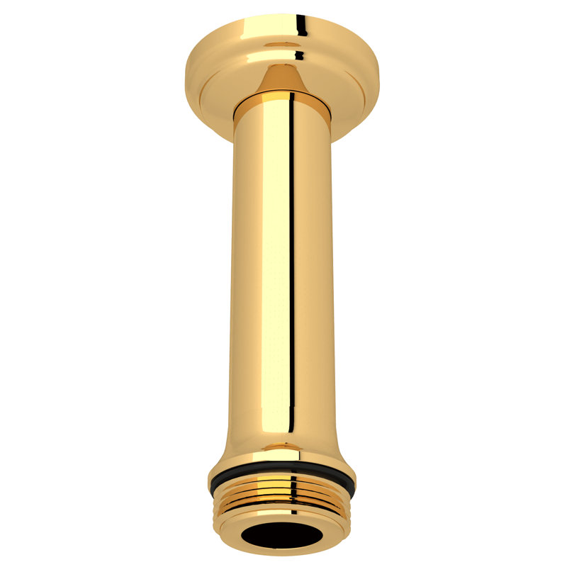 4" Ceiling Mount Shower Arm, English Gold