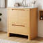 Meuble-lavabo moderne 30 po avec lavabo en céramique-35830056