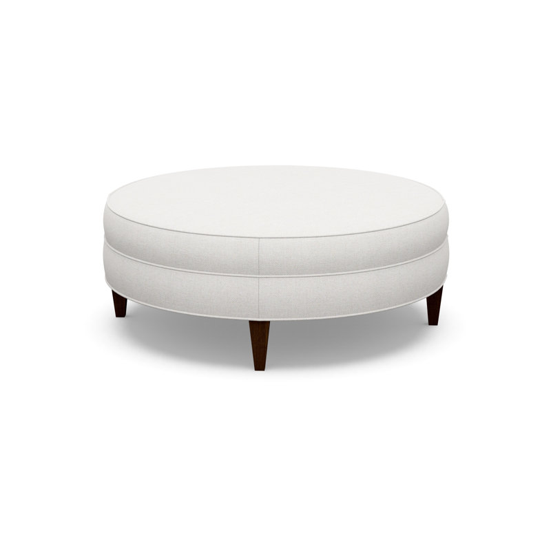Round Ottoman, Walnut, 3906-73