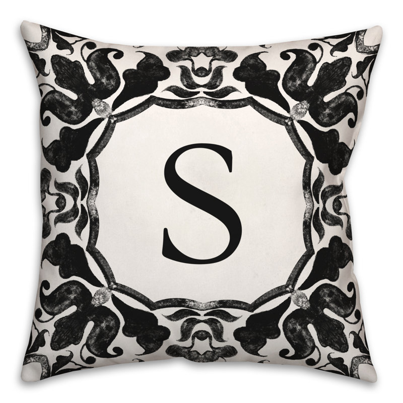  Housse et insert de coussin carré extérieur P Monogram, S