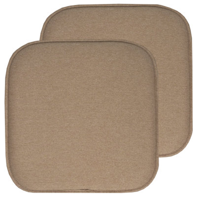 Charlotte Jacquard Memory Foam No Slip Back 16" x 16" Chair Pad Cushion