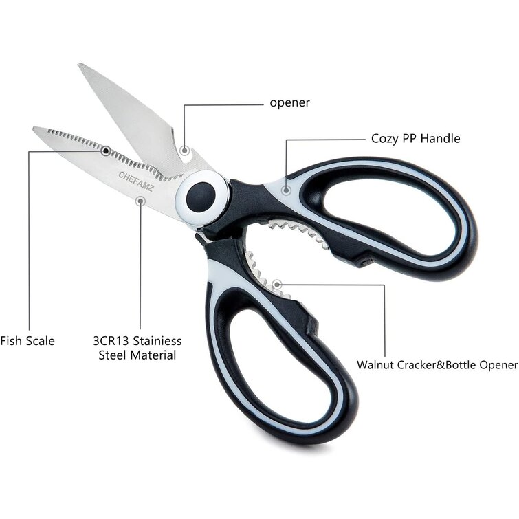 Kitchen Scissors, Multi Function Kitchen Shears - Heavy Duty Meat Scissors, Super  Sharp Stainless - Scissors & Shears - Evanston, Illinois, Facebook  Marketplace