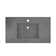 Palomar 36.5" Single Bathroom Vanity Top with Sink
