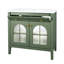 Lavabo de salle de bain 36 po, verre, éclairage à capteur de mouvement intégré, meuble-lavabo à tiroir 35,6 po, style médiéval avec éclairage et tablettes réglables pour plus de flexibilité-131517551