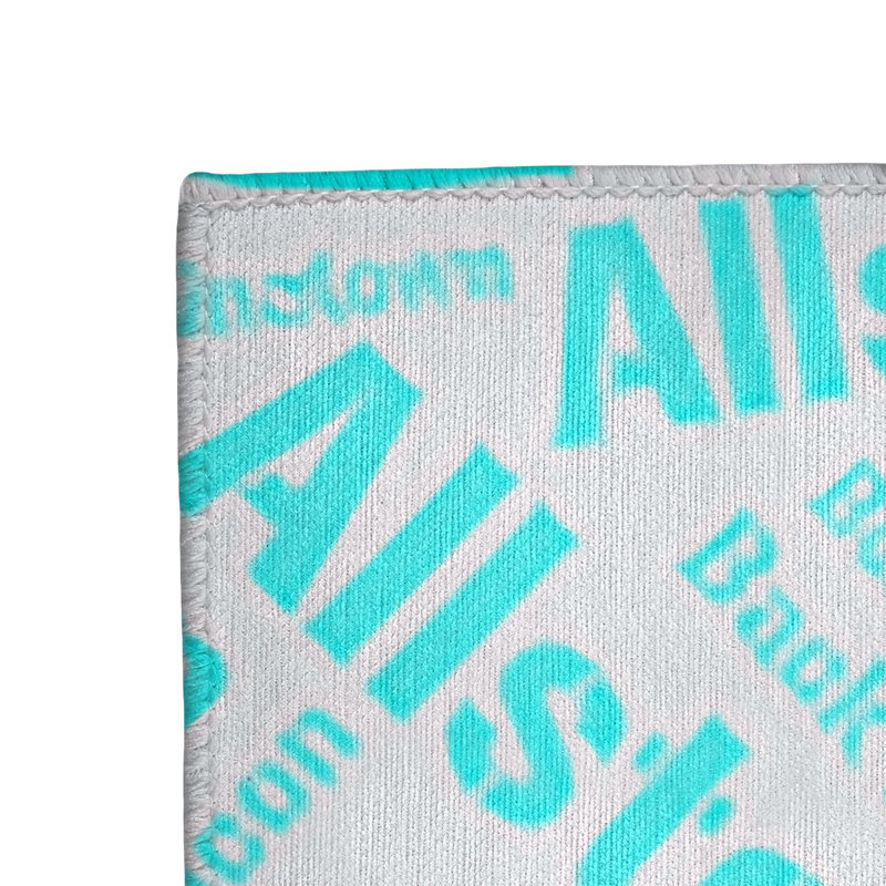 Tapis de zone cyan à tissage plat poils longs, Tapis de couloir 2,5 pi x 8 pi