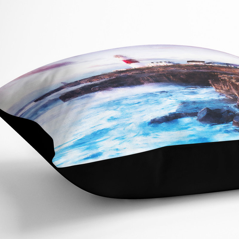 Square Throw Cushion, 40cm H x 40cm W x 15cm D, Black