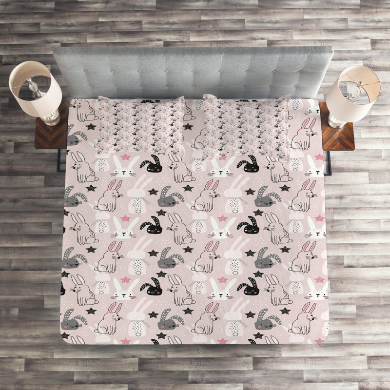 Coverlet, King Bedspread + 2 Shams