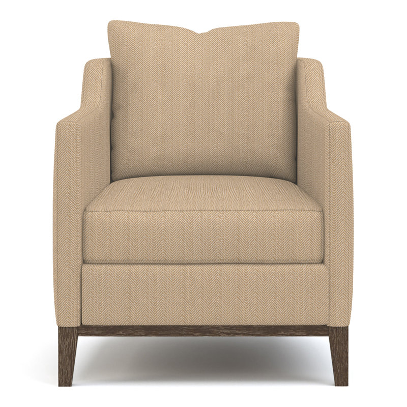 Fauteuil club Maidstone, Perigold ‑ avoine Posh, Piètement
