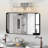 Brushed Nickel Vintage Crystal Vanity Lighting - 3- Bathroom Mirror Fixture With Clear Glass, Construction, Easy To Install In Various Spaces Style Fixture, Corrosion Materials, Simple For Bath &