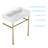 Kichae 17'' Ceramic Rectangular Bathroom Sink with Overflow-82280302