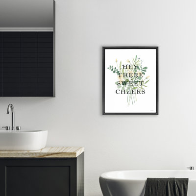 Cadre flottant «Hey There Sweet Cheek», design par Rachel Nieman