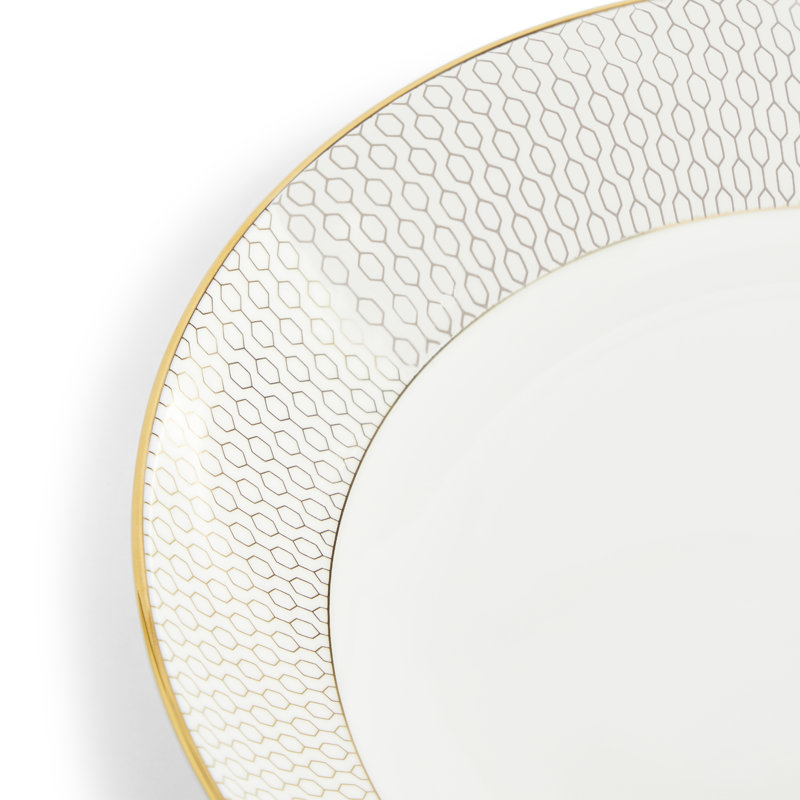 Wedgwood Gio Gold Deep Plate 8.6in