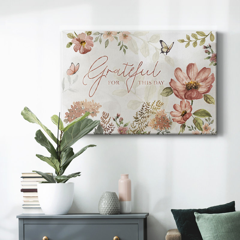 Summers Grateful-Gallery Wrapped Canvas, 12" H x 18" W