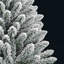Artificial Christmas Tree Green and White PVC and Metal-2060516048