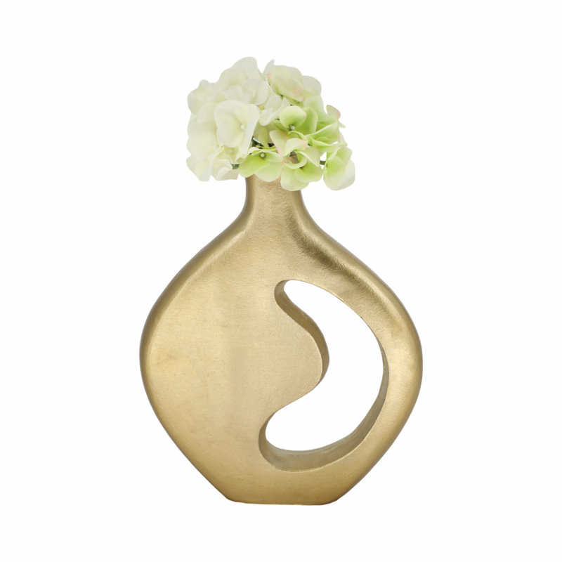 Vase en métal 17 po Mercer41, H 14 po x l 11 po x P 2 po