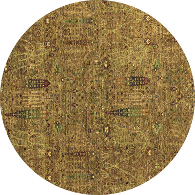 Washable Ikat Indoor Rug