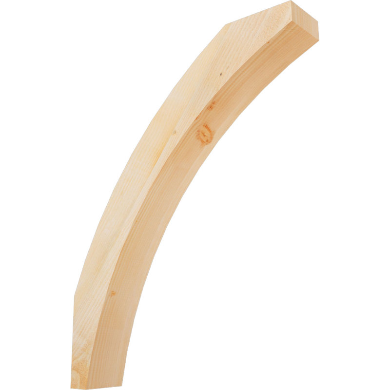 Genouillère Thorton, Sapin Douglas de 6 po (sciage brut), 32 po X P 40 po H