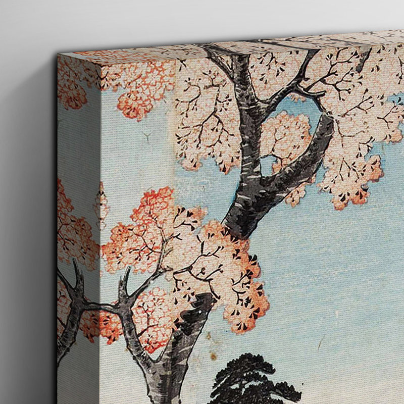 Japanese Oriental - Wrapped Canvas, 50cm H x 76cm W