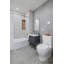 Ensemble de meuble-lavabo mural simple 24 po Aleemah-36840108