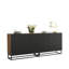 Modern Sideboard with Fluted Fronts & Gold Legs – 200cm Storage Cabinet-701005950