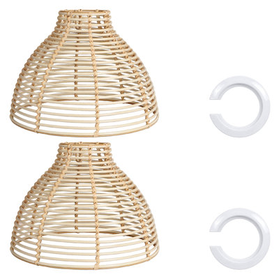 23 cm H Dome Lamp Shade ( Spider ) in Brown