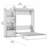 Armiead Murphy Bed with Shelves and Pull-Out out Dewsk-429139093-429139095