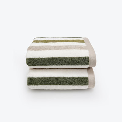 Sellam Striped Hand Towels - Pack of 2