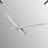 Jeni 24" Glass Modern Decorative Wall Clock