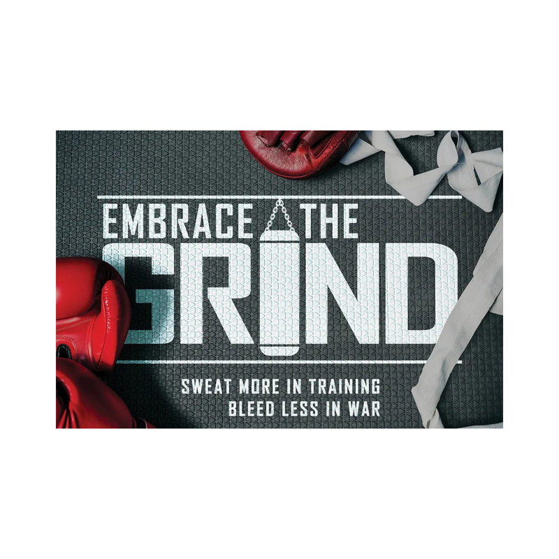 Embrace The Grind 1 Piece Wrapped Canvas Painting, 20.32 cm H x 30.48 cm W x 1.91 cm D