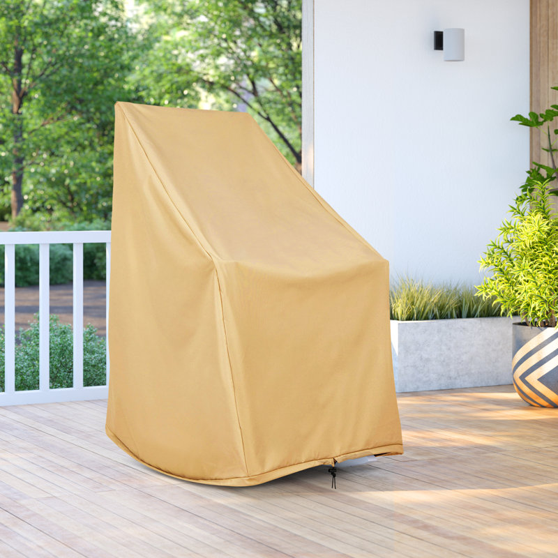 Housse pour chaise berçante de patio Emjay, Abricot