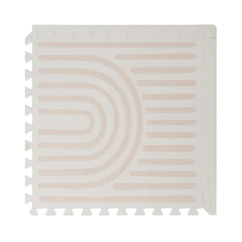 Haven Mat- Linear Linen, Cream