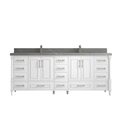 Ensemble de meuble-lavabo double 84 po Aberdeen