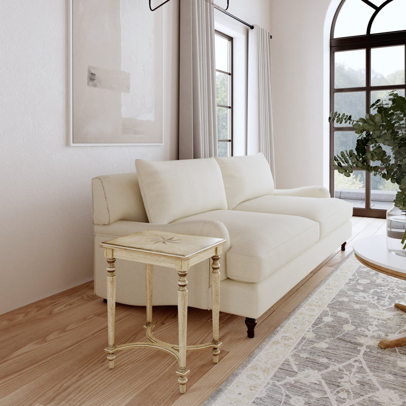 Tyler Side Table, Antique Beige