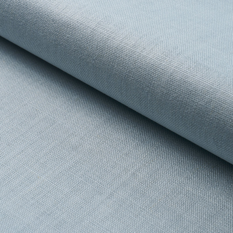 Tissu en lin verni Leo, Bleu