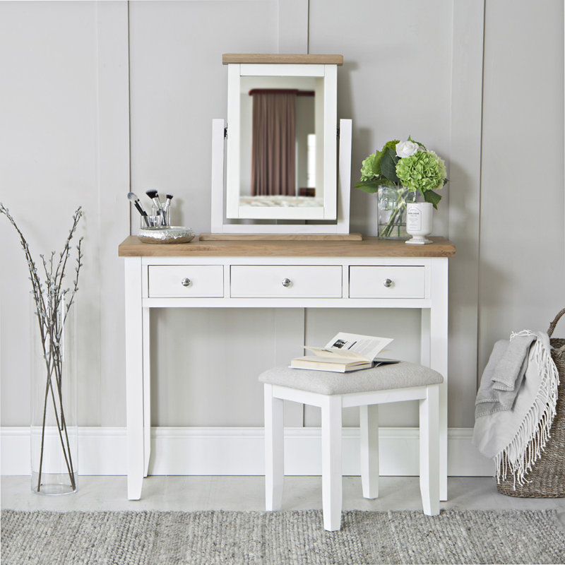 Lyddington 110cm W 3 Drawers of DRESSING TABLE