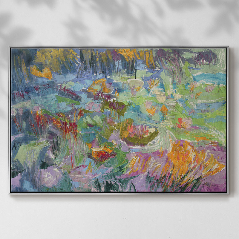Prière du matin, toile de qualité supérieure, prête à être accrochée, H 27 po x l 41 po x P 2 po