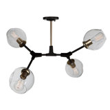 Ellar Glass Semi Flush Mount