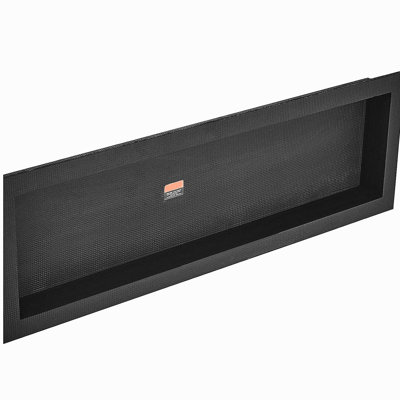 Shower Niche Ready for Tile 16" x 50", Single Shelf Organizer, Square Corners Wall-inserted Niche Recessed, Sealed Protection Modern Soap Storage Niche for Shower Bathroom, Black