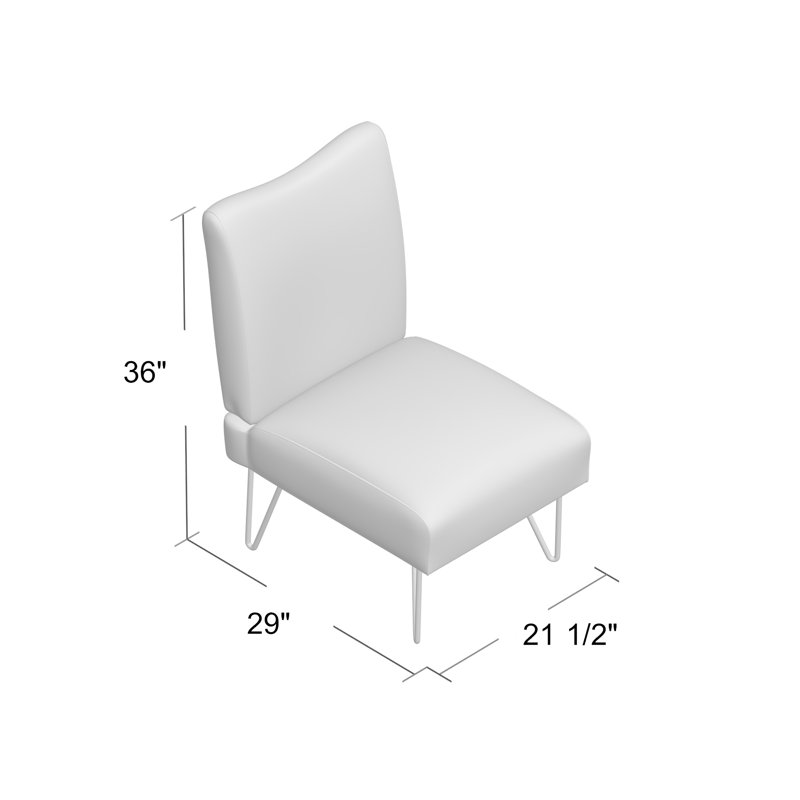 Fauteuil de chambre Firkins, Chevron noir
