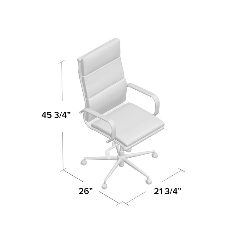 Fauteuil de conférence ergonomique, Noir