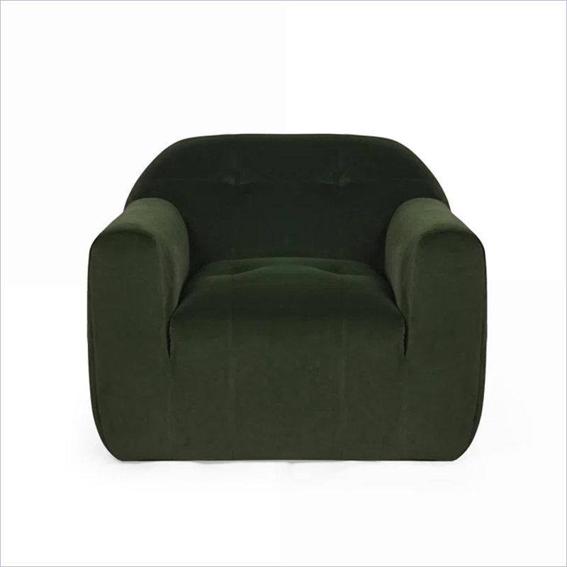 Fauteuil club sophistiqué pour une détente ultime et un décor élégant, alliant confort et élégance, Vert