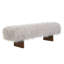 Banc en simili laine Soram