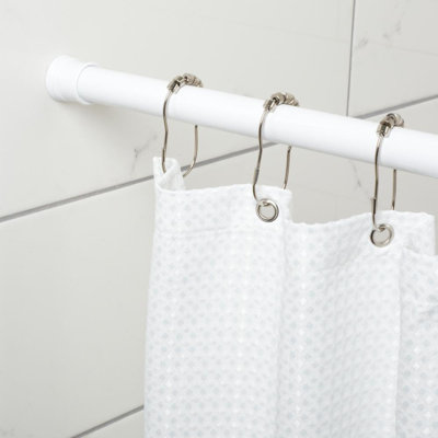 Tringle à rideau de douche réglable à tension 86" zenna home