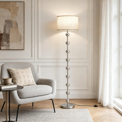 Lampe sur pied moderne de 162 cm avec ampoule
