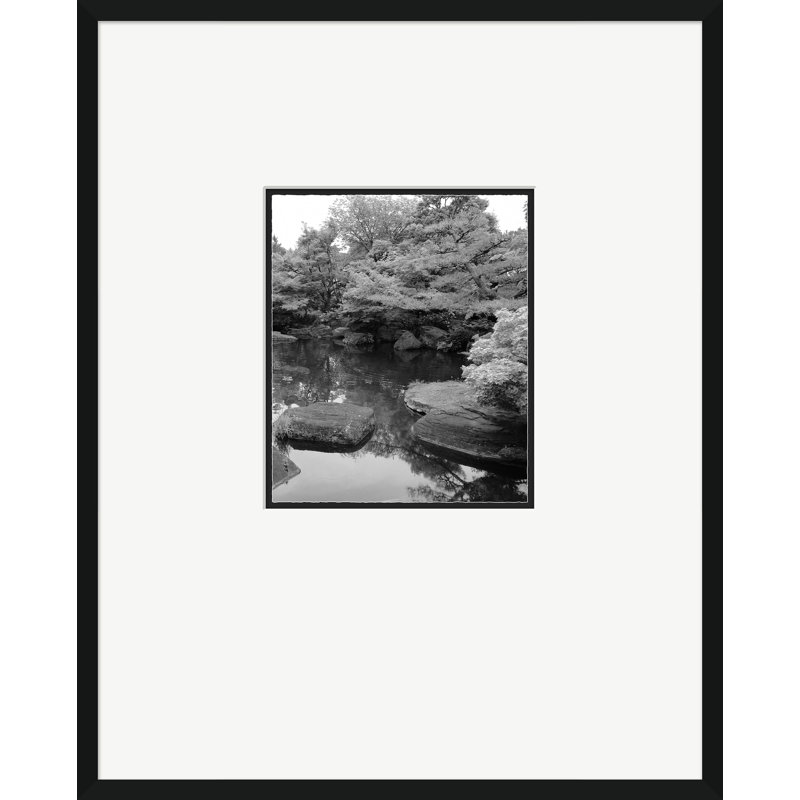 Serene Stream With Rocks Print by Bespoke By Baker